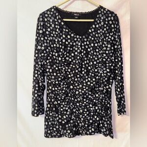 Style & Co. Black Top with Lace Detail
